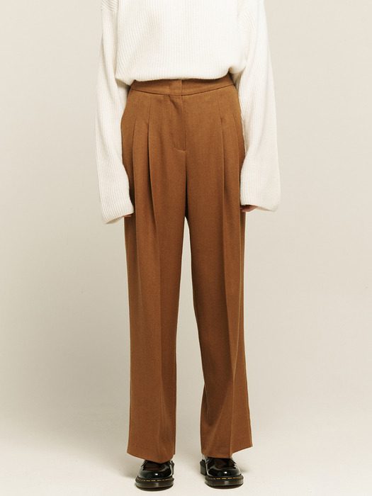 [Day-wool] Wide-leg Wool Trousers_3color