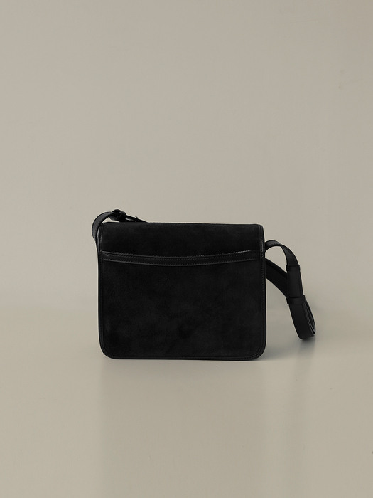 Royce suede cross bag (Black)