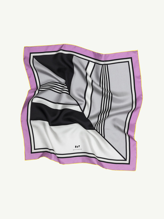BALCONY (Night) silk scarf