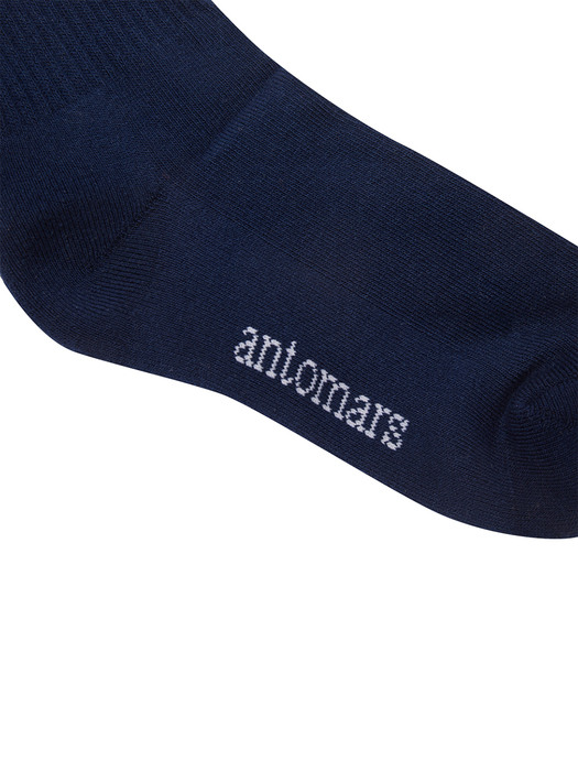 Textbook Logo Socks - Navy