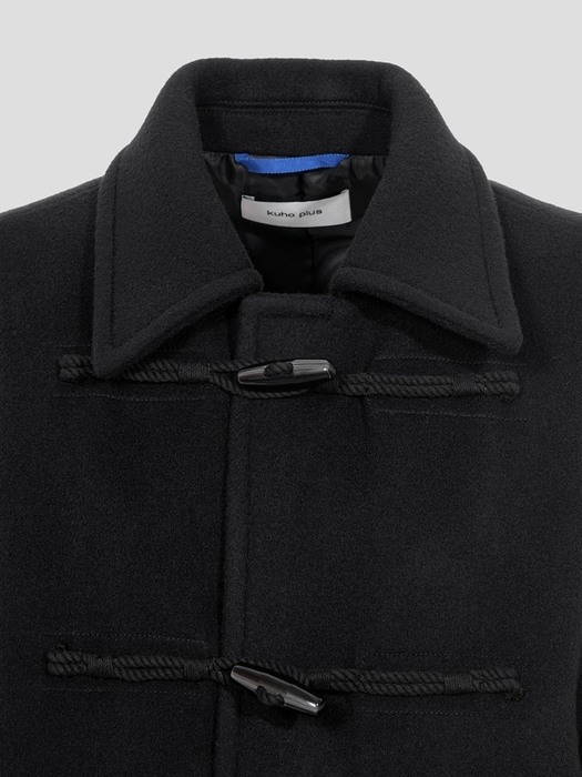 Crop Duffle Coat -Black  (KE2X11M025)