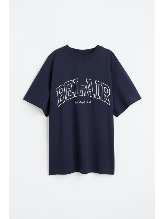 오버사이즈 티셔츠 다크 블루/Bel-Air 1061299025