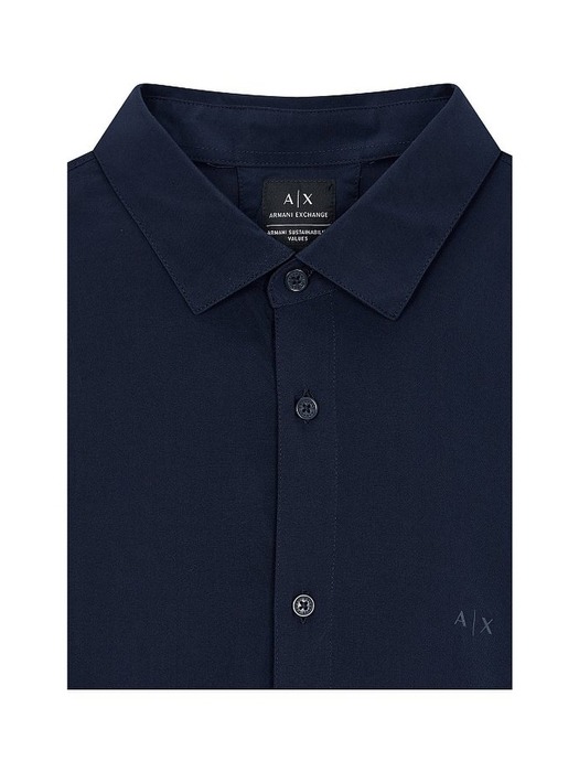 AX 남성 미니 로고 루즈 핏 셔츠(A413120008)