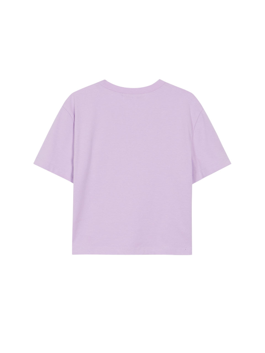 Small Heart Graphic T-Shirt in Purple VW3ME264-82