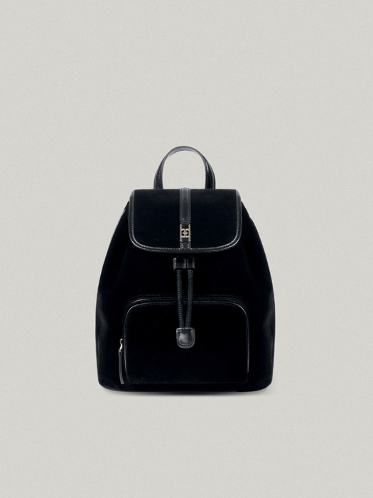 CLASSIC LOGO POCHE BACKPACK [BLACK - VELVET]