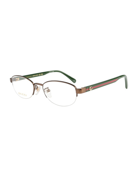 [구찌] 명품 안경테 GG0719OJ 002 반무테 티타늄 여자 안경