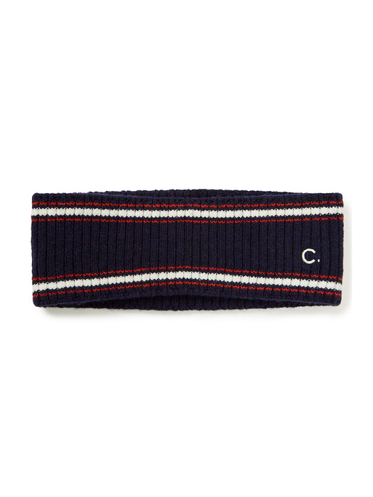 [23FW clove] Wool Knit Hairband (Navy)
