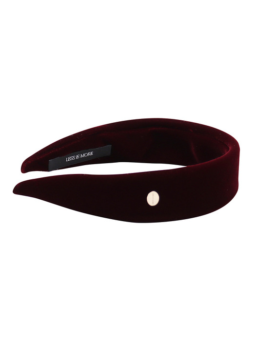 Wide Velvet Hair Band_3 COLORS