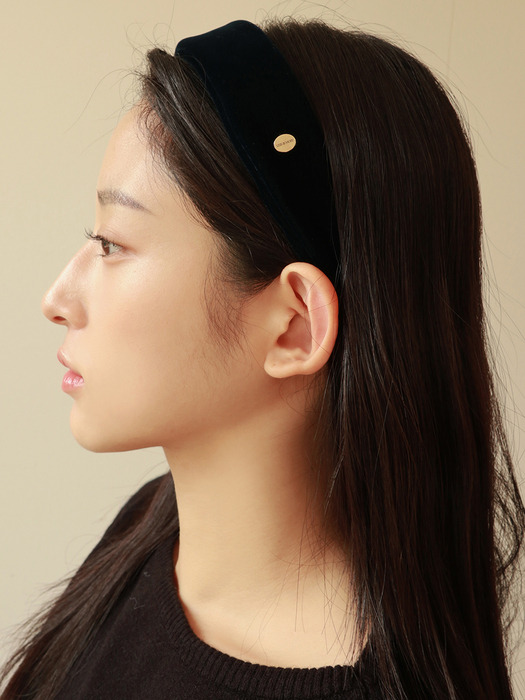 Wide Velvet Hair Band_3 COLORS