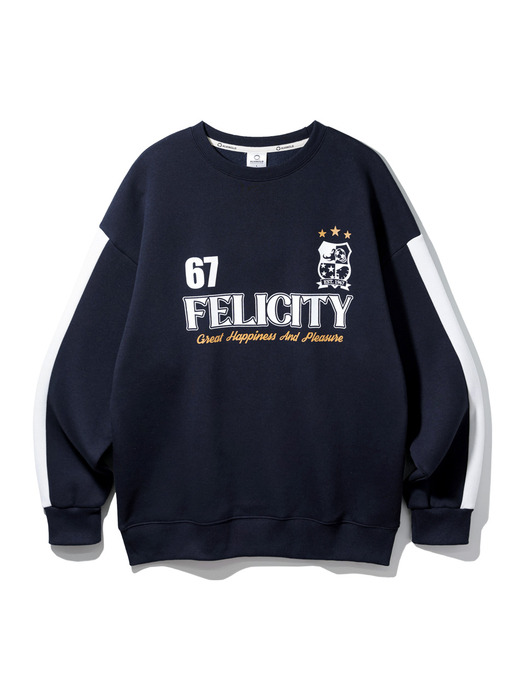 앨빈클로 FELICITY 유니폼 오버핏 맨투맨 MAR552 (4 COLOR)