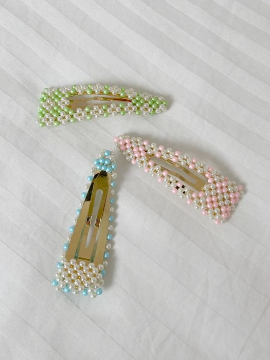 pastel pearl hair pin (3colors)