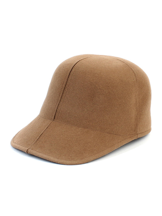 Wool Beige Stitch Riding Cap 승마모자