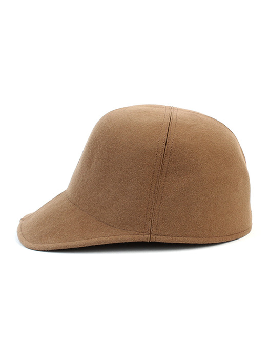 Wool Beige Stitch Riding Cap 승마모자