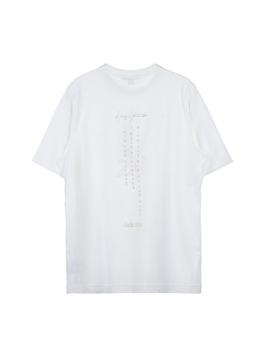 [Y-3] 레터링 로고 티셔츠 HG8796 WHITE