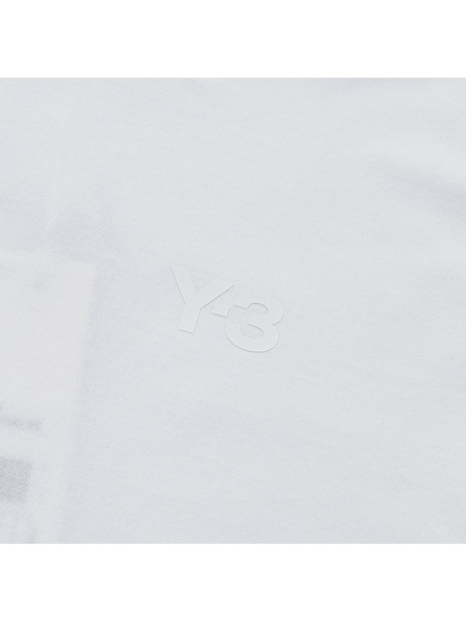 [Y-3] 레터링 로고 티셔츠 HG8796 WHITE