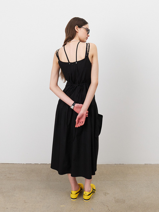 24 Spring_ Black Cargo Dress