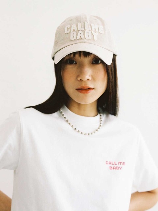 Baby Simple Logo Tee _ White