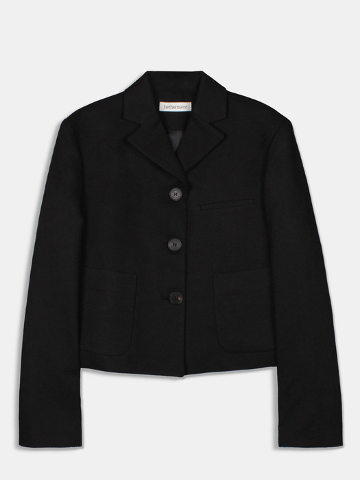 kate fitted jacket (black)