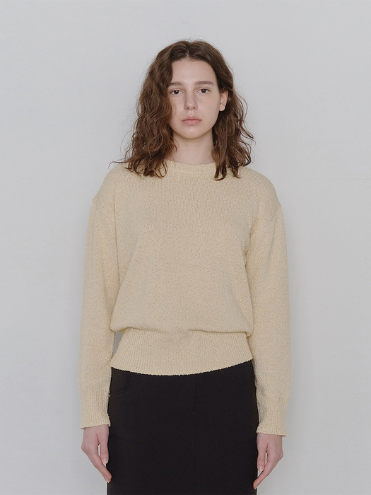 Bookle Round Knit - Butter