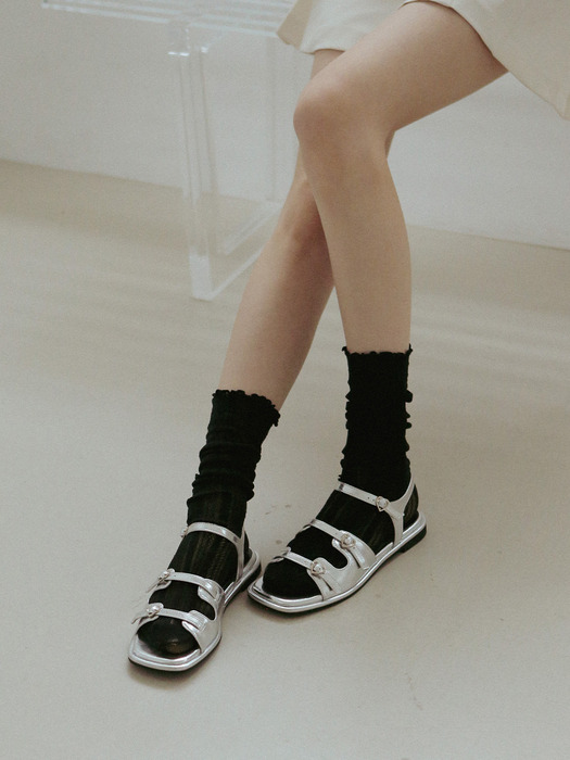 ljh7054 cutout heart belt sandal _ 3colors