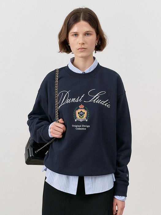 UNISEX CLASSIC LOGO SWEATSHIRT FRENCH NAVY_UDTS4C113N2