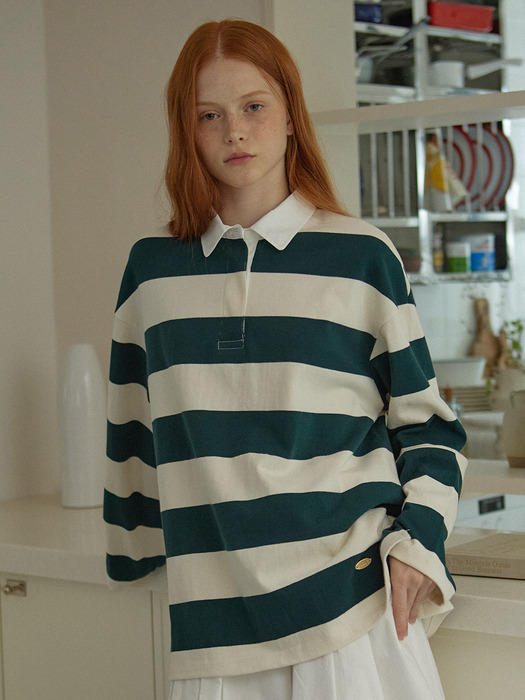 LONG STRIPE T-SHIRT_GREEN