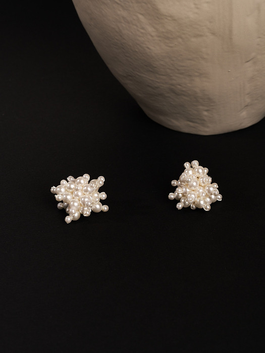 pearl firework earring