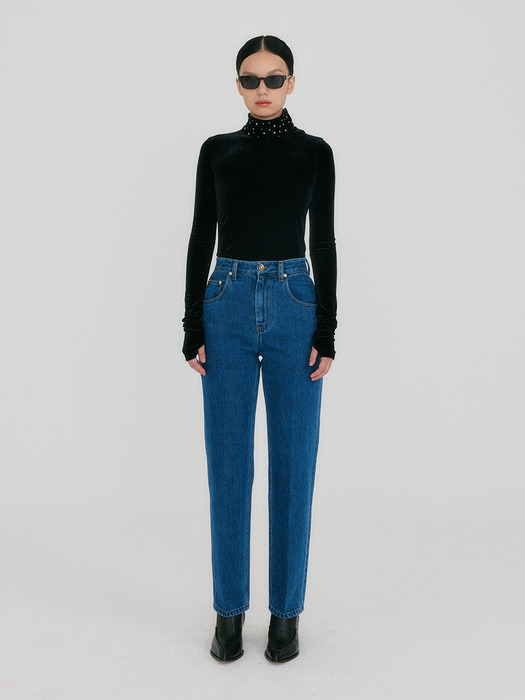 ZISSY Classic Denim Pants - Blue