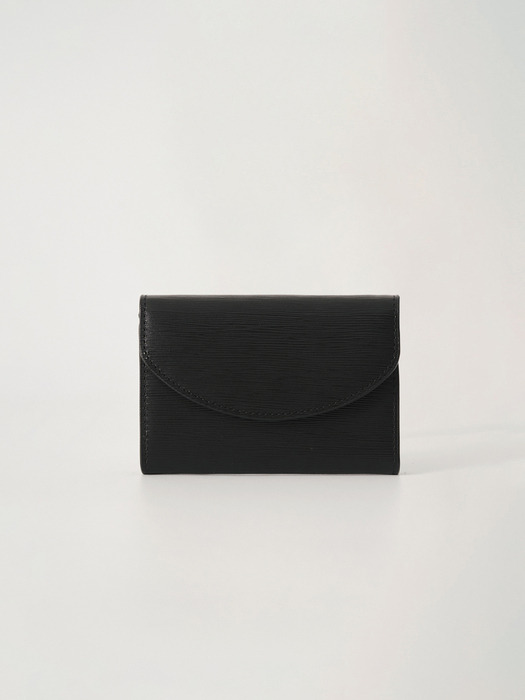 Leather card holder (Black)