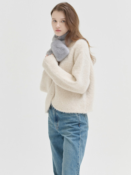 24WN petit fur muffler [4colors]