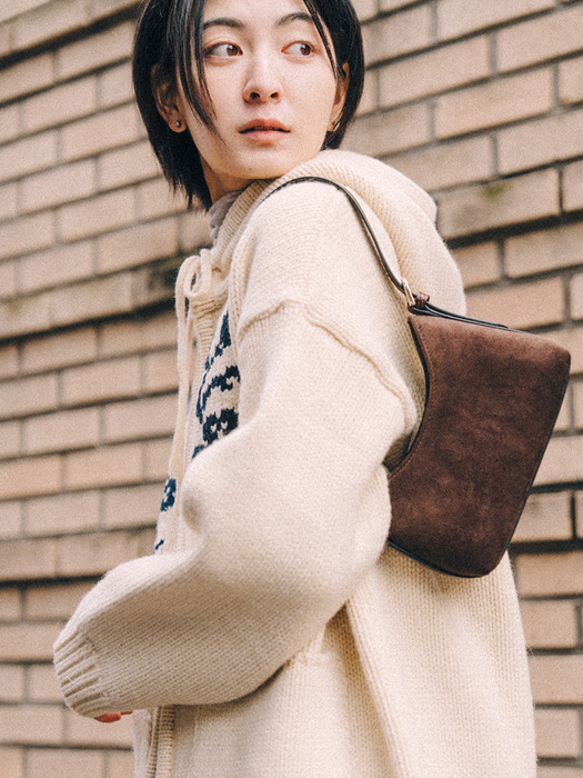 A SUEDE MINI BAG_BROWN