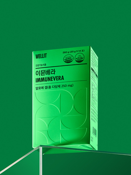 웰릿 이뮨베라 알로에베라 면역젤리 14포 1box