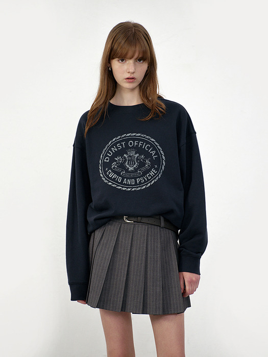 UNISEX CUPID CAMPUS SWEATSHIRT FRENCH NAVY_UDTS5C102N2