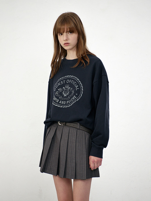 UNISEX CUPID CAMPUS SWEATSHIRT FRENCH NAVY_UDTS5C102N2