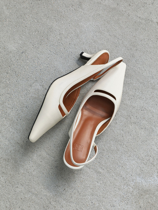 RIA Enamel Hole Slingbacks (4color)