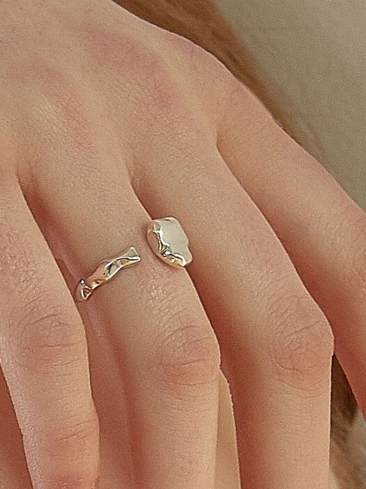 [LSEY르세이]Stone Open Ring [W CONCEPT]