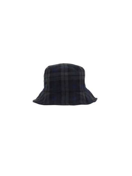 Reversible short bucket hat - Black