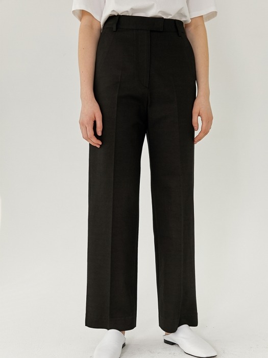 ZENA High-Rise Pants(BLACK)