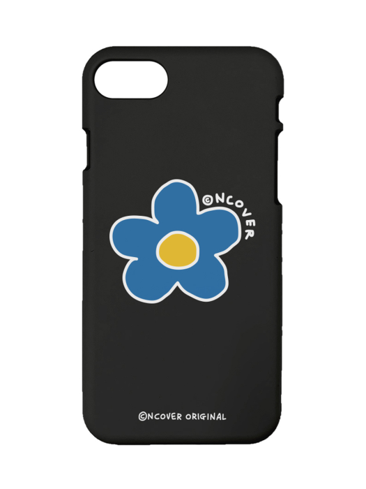 Flower point-black(color jelly case)