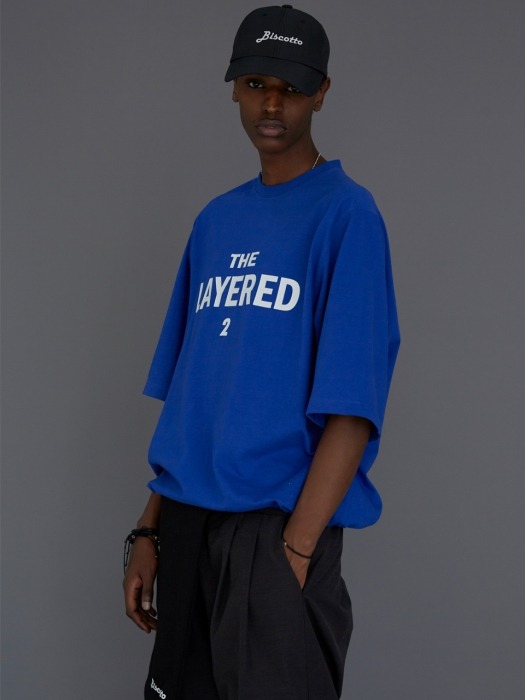 THE LAYERED 2 T-SHIRT BLUE