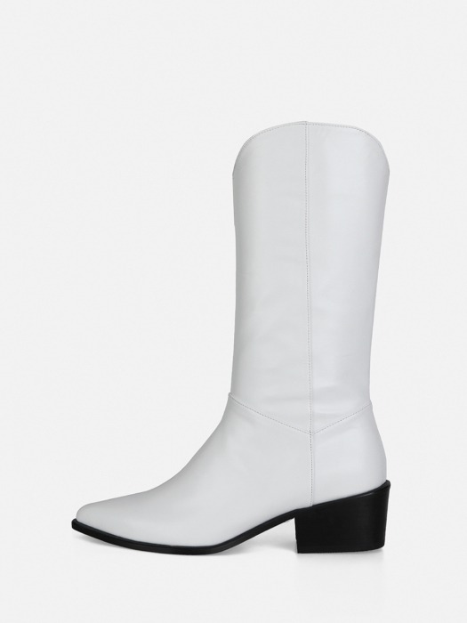 WESTERN BOOTS - WHITE