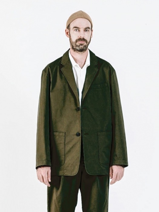 19FW NEW LOOSE FIT SINGLE JACKET OLIVE