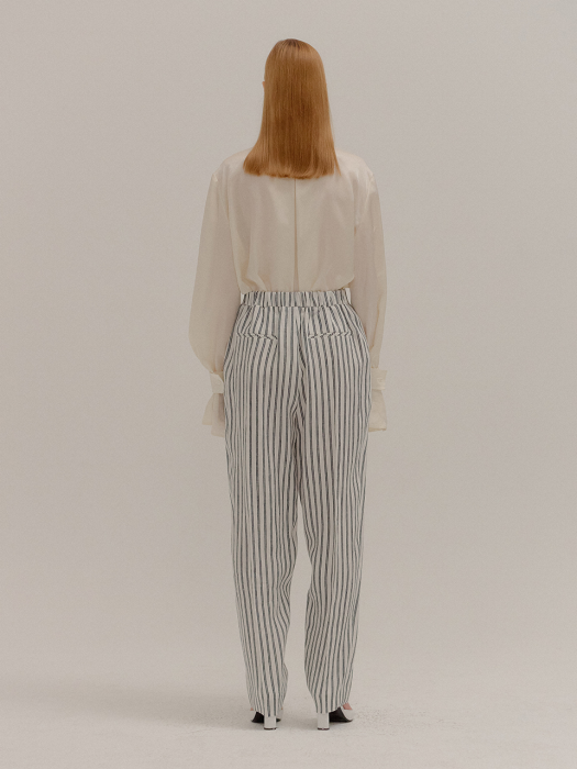 PEONY Striped Tapered Pants