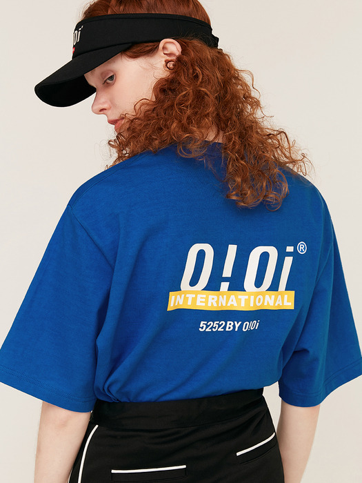 OI BACK LOGO T-SHIRTS_blue