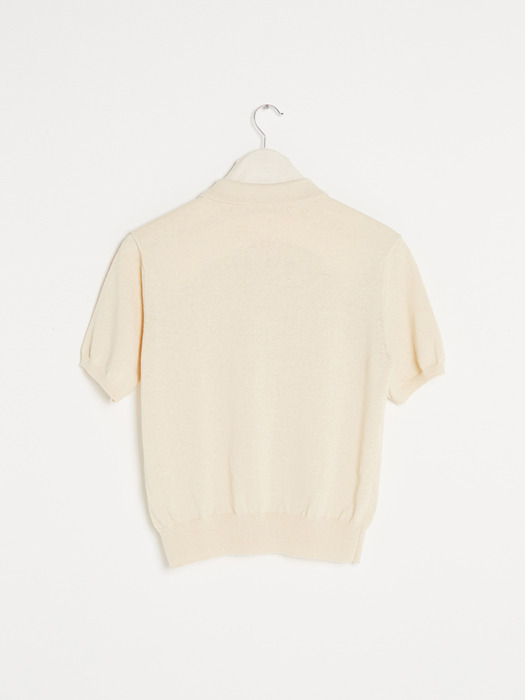 Linen Pique Knit [Beige]