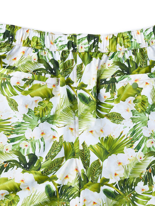 Easy Shorts (Olive Floral)