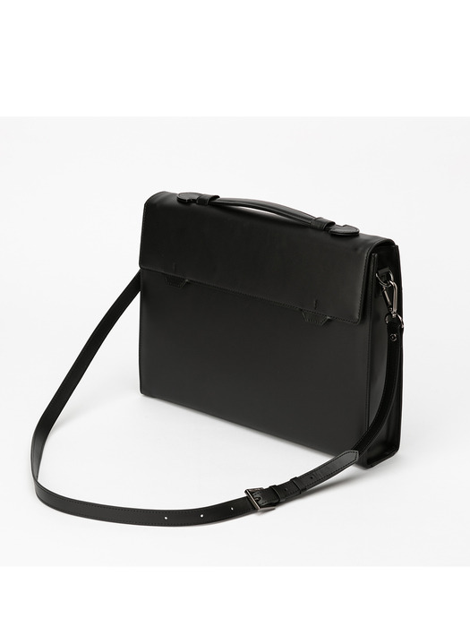 Polygon Shaped Briefcase [black]