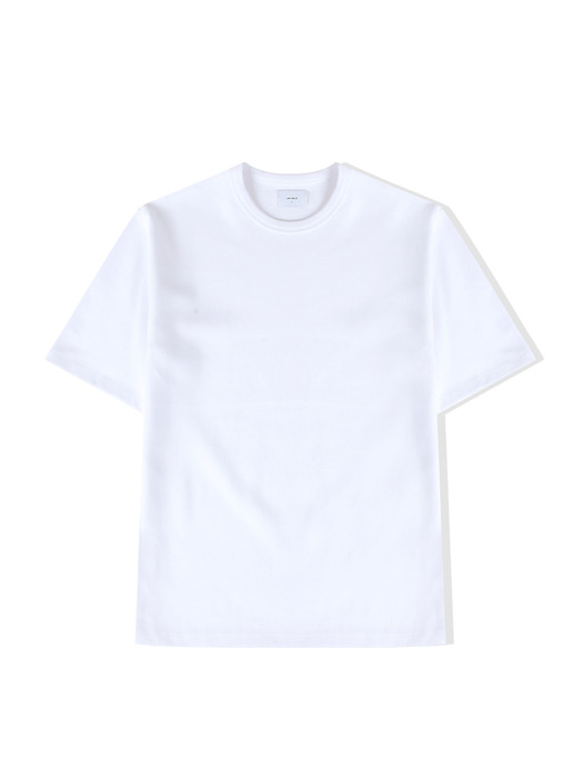 20S/S 오버핏 우븐 포켓 티셔츠 (화이트)