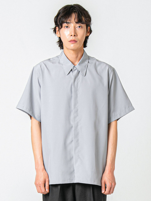 Newtro Basic Hidden Slit shirts (gray)