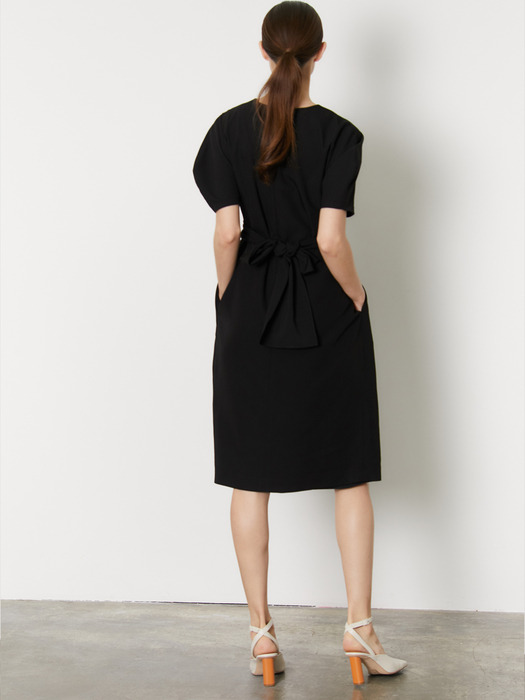 KNOT DRESS_BLACK